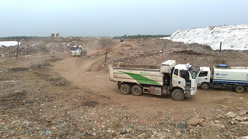 Landfill deodorization in North China use photo